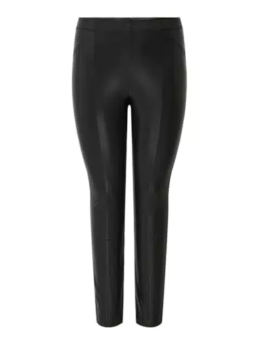 ONLY CARMAKOMA Damen CARJESSIE Faux Leder Leggings