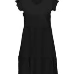 ONLY CARMAKOMA CARMAY Life Cap SL Frill Dress Midikleid für Damen