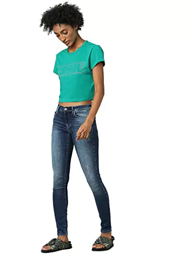 ONLY ONLERIN S/SSHORT Rhinestone T-Shirt für Damen