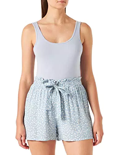 ONLY Damen Onlromina Life WVN Shorts, Cashmere Blue