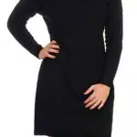 ONLY Damen Strickkleid Loose Fit Longsleeve Knit Kleid mit Langen Ärmeln ONLJANA Rollkragen Dress Pullover