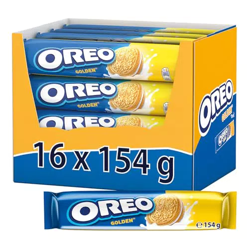 OREO Golden – Knusprige Weizenkekse mit Vanillecremefüllung