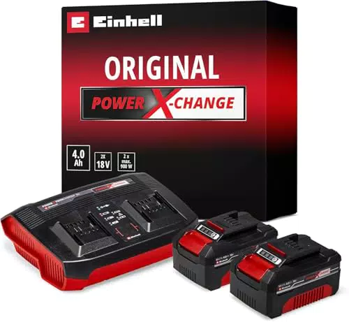 Original Einhell Starter Kit 5, 2 Ah Akku und Fastcharger Power X-Change