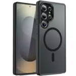 ORNARTO Hülle für Samsung Galaxy S25 Ultra, kompatibel mit MagSafe, stoßfest, rutschfest