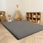 Paco Home Kinderteppich Spielteppich Krabbeldecke rutschfest für Jungen und Mädchen