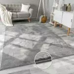 Paco Home Hochflor Teppich Wohnzimmer Flauschig Fellteppich Kunstfell Plüsch Shaggy Weich Fellimitat
