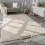 Paco Home Hochflor Teppich Wohnzimmer Flauschig Fellteppich Kunstfell Plüsch Shaggy Weich Fellimitat