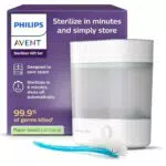 Philips Avent SCF291/30 Dampfsterilisator mit Flasche und Saugerbürste