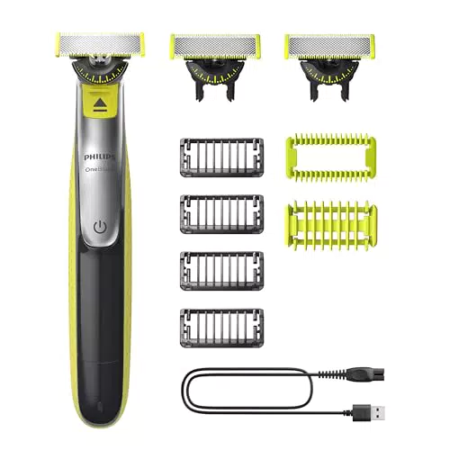 PHILIPS OneBlade 360 QP2834/31 - Elektrischer Rasierer & Trimmer für Gesicht und Körper