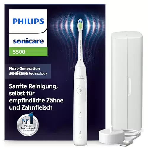 Philips Sonicare HX7110/02 elektrische Zahnbürste mit W2 Optimal White Bürstenköpfen