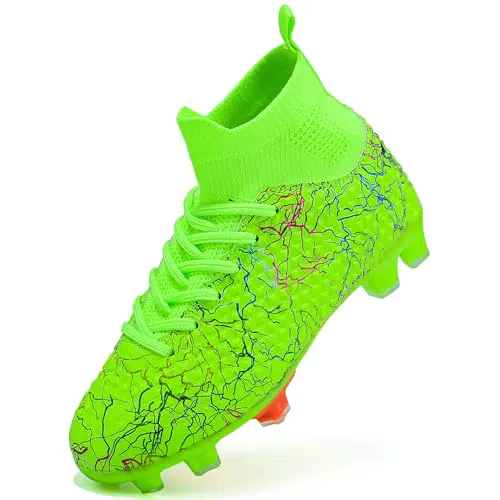PiDaGlobal Kinder Fußballschuhe – Sportliche Schuhe für Indoor und Outdoor