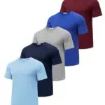 PINSPARK Sport T-Shirts Herren Funktionsshirts Kurzarm Schnelltrocknend Atmungsaktiv