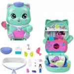 Polly Pocket Pony-Rodeo Spielset mit Puppe und Zubehör für unterwegs