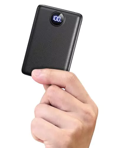Power Bank 20000mAh, 22.5W USB-C, PD 3.0 & QC 3.0, kompatibel mit iPhone 16-13