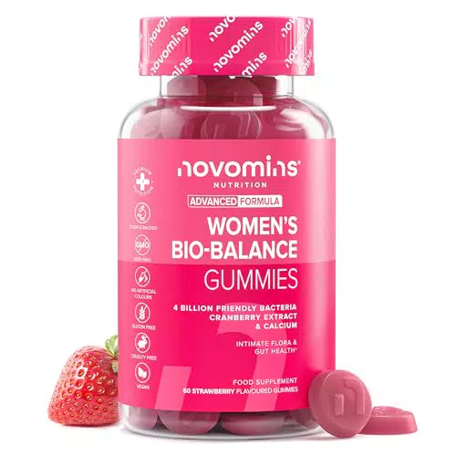 Novomins Probiotika für Frauen – Vegan, Glutenfrei, mit Kalzium & Cranberry