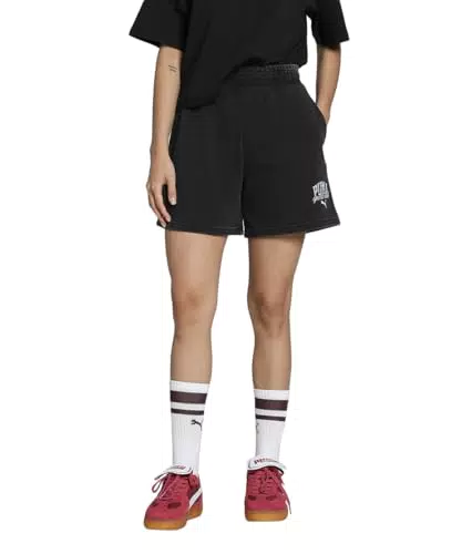 PUMA Class Washed Shorts 5" für Damen - Komfortable gestrickte Shorts