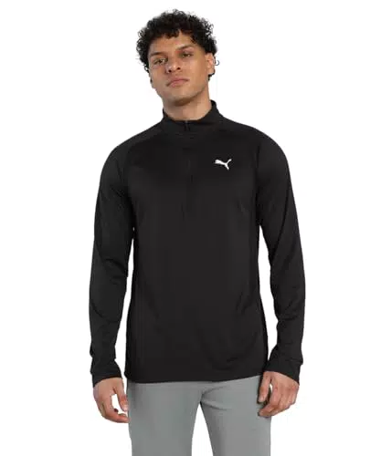 PUMA M TAD TECH Fabric Mix 1/4 Zip Hemden für Herren