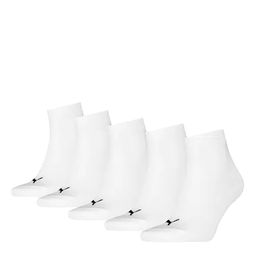 PUMA Unisex Plain Quarter Socken - Komfortable Fußbekleidung für jeden Tag