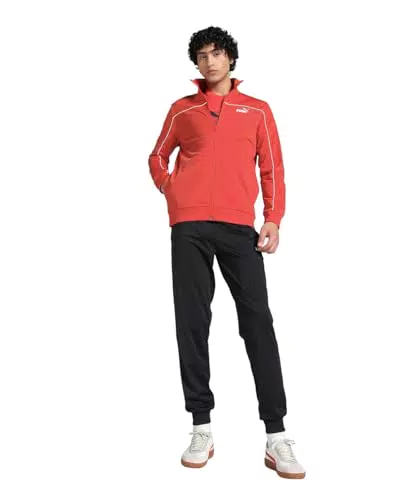 PUMA Unisex Poly Piping Suit Gestrickte Anzüge, Red Fire