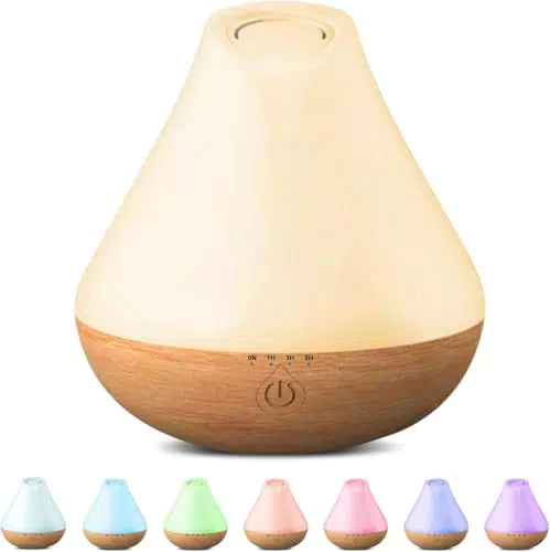 PureMist Aroma Diffuser für ätherische Öle – Ultraschall Luftbefeuchter mit Timer