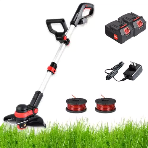 Einhell Elektrischer Rasentrimmer 21 V mit 30 cm Schnittkreis und 180° Trimmwinkel