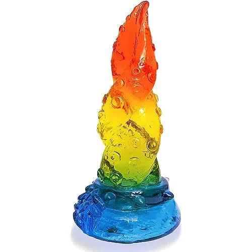 Realistischer Dildo Oktopus Tentakel Dildos -19CM Silikon Analdildos Buttplug mit Starker Saugnapf Farbmischung Prostata Stimulation Anus Dilator Sexspielzeug für Männer Frauen Anfänger