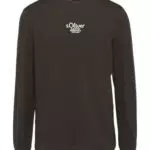 s.Oliver Langarmshirt mit Logo-Stickerei