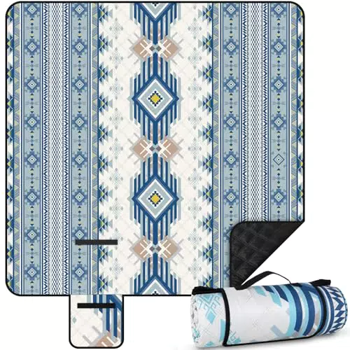 SanRes Picknickdecke wasserdicht und waschbar für Outdoor und Camping