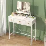 Vanity Dreams Schminktisch mit Beleuchtung und 3 Schubladen für Mädchen