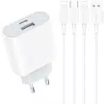 Piarhlie 20W Schnellladegerät mit 2M USB-C Ladekabel für iPhone 14-6S