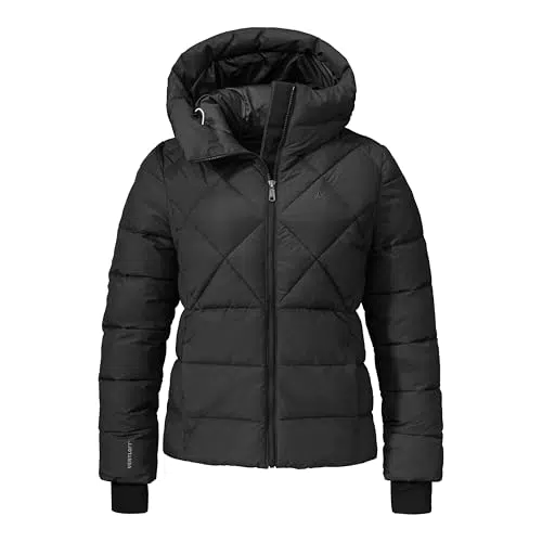 Schöffel Damen Ins Jacket Boston – Warme, winddichte Winterjacke aus recycelten Materialien
