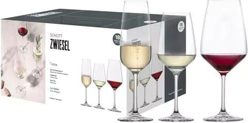 SCHOTT ZWIESEL Weißweinglas Taste, zeitlose Weingläser für Weißwein