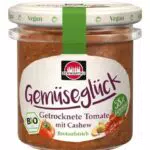 Schwartau Gemüseglück Getrocknete Tomate mit Cashew – Veganer Bio-Aufstrich