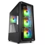 Sharkoon TK4 RGB PC Gehäuse – Hochwertiges Gaming Gehäuse für PC-Spieler