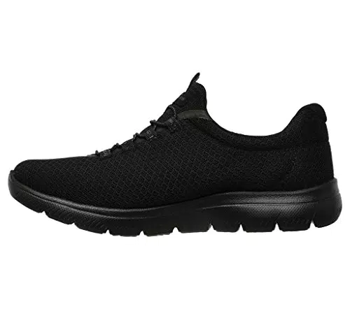 Skechers Damen 12980 Sneaker, Schwarz