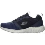 Skechers Herren Bounder Sneaker mit Mesh-Obermaterial und PU-Besatz
