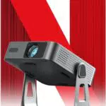 VOPLLS Mini Projektor 4K mit Autofokus und Trapezkorrektur, WiFi 6, Bluetooth