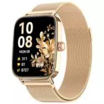 Smartwatch Damen mit Telefonfunktion, 1.85 HD, Herzfrequenz-Tracker, IP68, kompatibel mit iOS/Android