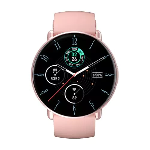 Smartwatch für Damen und Herren mit HD Touchscreen, Fitness Tracker und Schlafmonitor