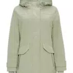 Sportive Jacke mit leichter Wattierung und Logo-Tape