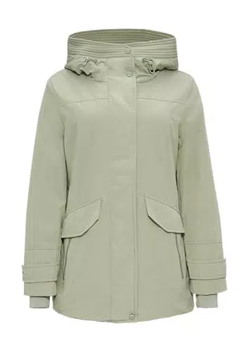 Sportive Jacke mit leichter Wattierung und Logo-Tape