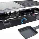 Steba Multi-Raclette RC 18 mit Natursteingrillplatte und antihaftbeschichteten Pfännchen