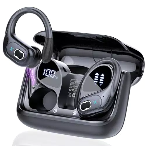 STECEi Kopfhörer Sport, 2025 in Ear Kopfhörer Kabellos Bluetooth 5.4 mit HD Mic