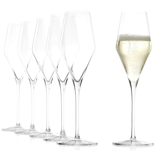 Stölzle Lausitz Quatrophil Champagnergläser – Elegante Kristallkelche für Sekt