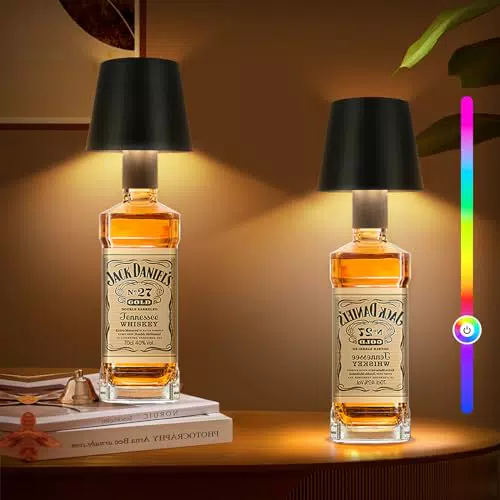 SUNLIGTGO LED Tischleuchte dimmbar, kabellose Touchlampen für Innen und Außen