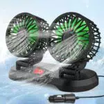 Sunshine Smile Auto Ventilator für Rücksitz, 360° drehbar, 2 Geschwindigkeiten