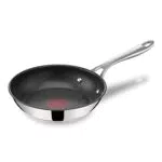 Tefal Jamie Oliver Bratpfanne 20 cm, Induktion, Antihaft, Edelstahl, backofenfest