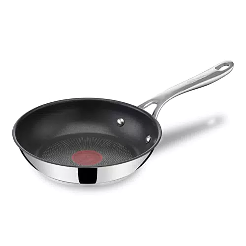 Tefal Jamie Oliver Bratpfanne 20 cm, Induktion, Antihaft, Edelstahl, backofenfest