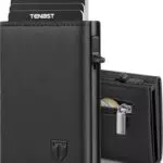 TENBST Herren Geldbörse, Slim Wallet mit Münzfach und RFID Schutz, Leder