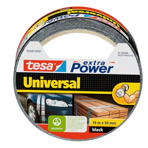 tesa extra Power Universal Gewebeband - Gewebeverstärktes Ductape zum Reparieren